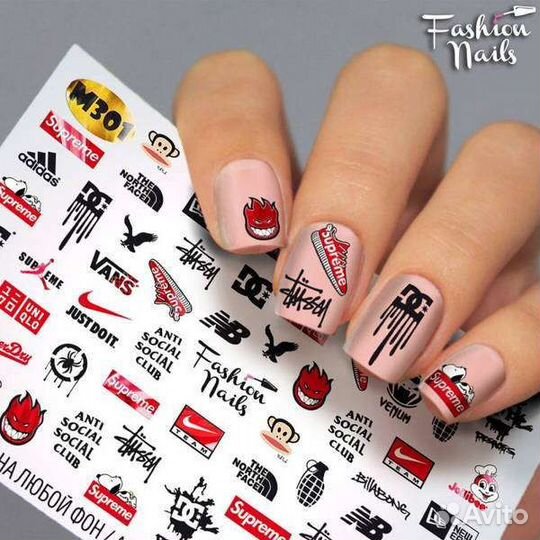 Наклейки для ногтей