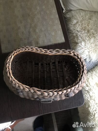 Старинная корзина (натуральное дерево)