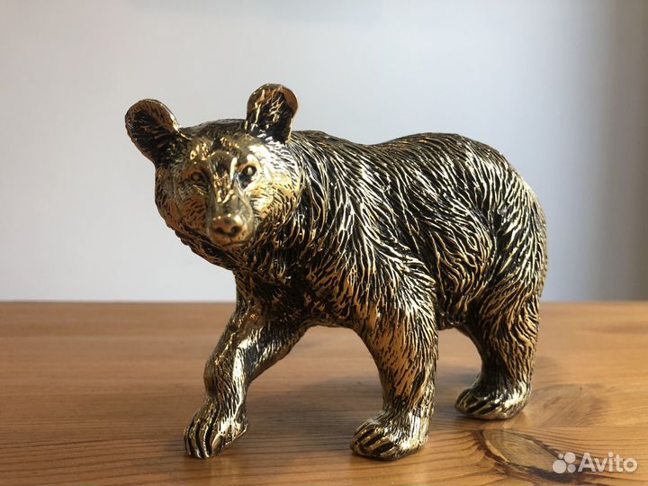 Медведь большой. Бронза. Фигурка. Статуэтка