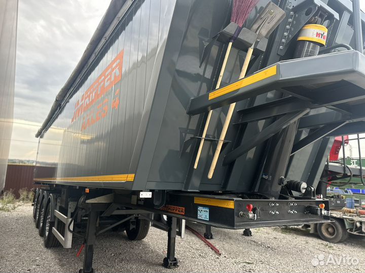 Полуприцеп самосвальный JM Kipper Алюминиевый 38-55 м3 (задний борт клапан-ворота), 2022