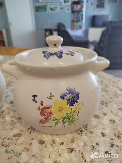 Керамические горшки для запекания новые