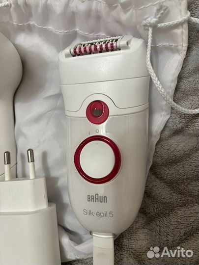 Эпилятор braun silk epil 5, щетка для чистки лица