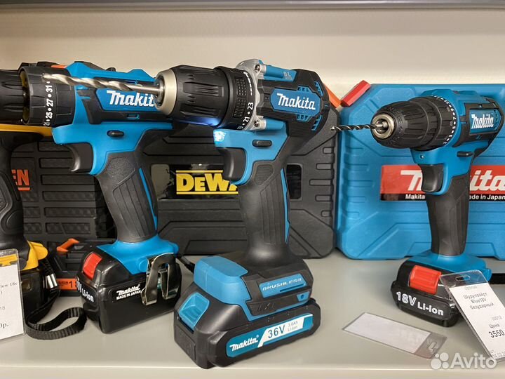 Шуруповерт Makita бесщеточный 18v