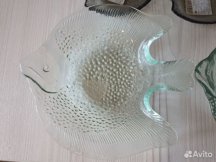 Тарелки рыбы