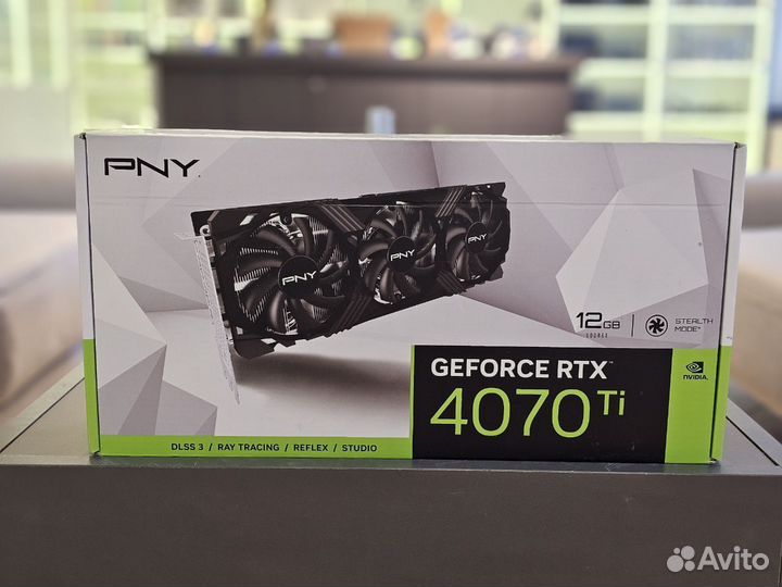 Видеокарта PNY GeForce RTX 4070Ti 12GB