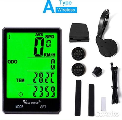 Велокомпьютер беспроводной Новый