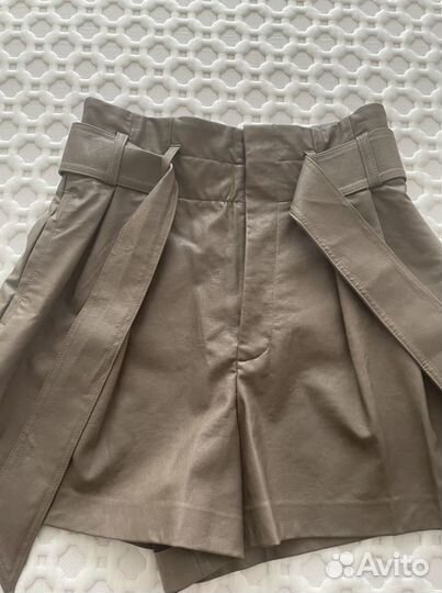 Шорты из экокожи Zara