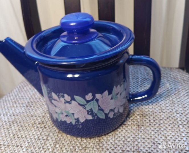 Чайник заварочный эмаль, фарфор, новые