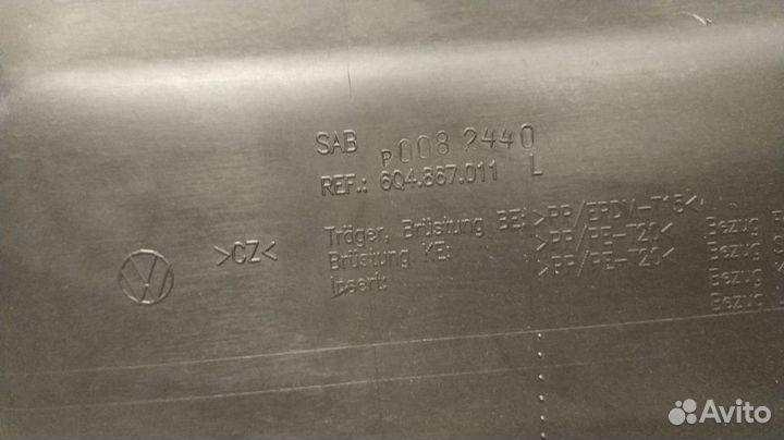 Обшивка двери передней левой Volkswagen Polo 2001