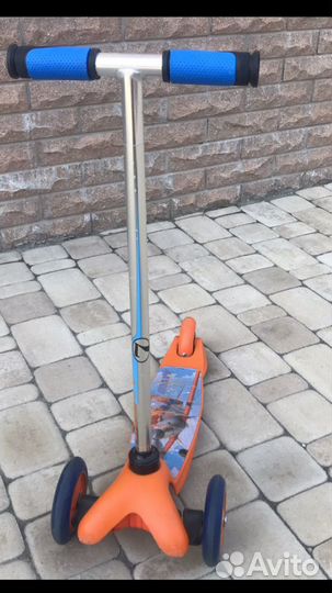 Самокат детский трехколесный бу