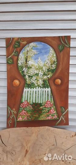 Картина гуашью