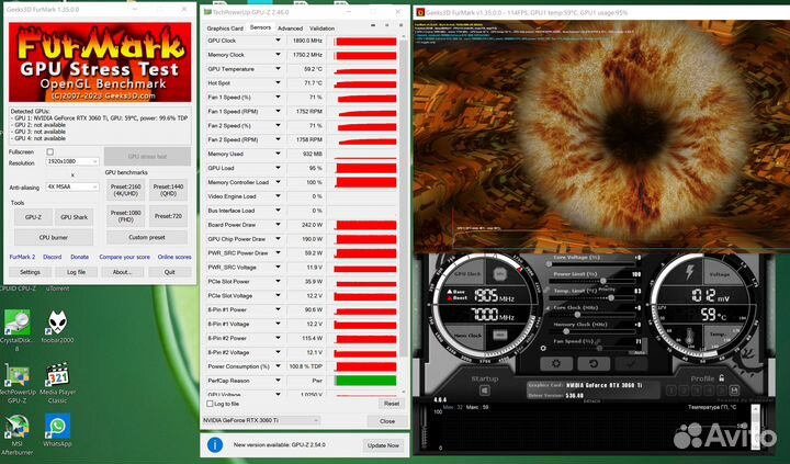 Asus ROG Strix GeForce RTX 3060 Ti OC 8GB
