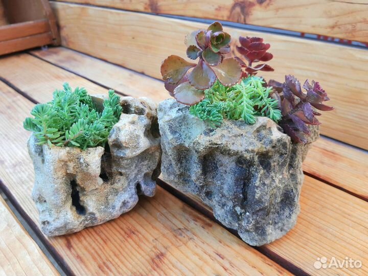 Горшки из природного камня