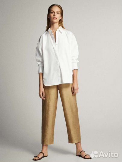 Massimo dutti рубашка белая