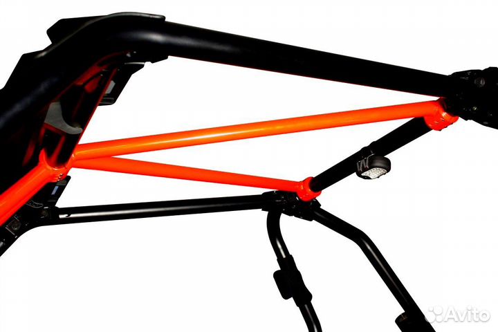 Усилители каркаса красные Dragonfire для RZR1000XP