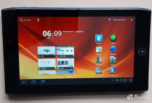 Планшет Acer iconia Tab A101
