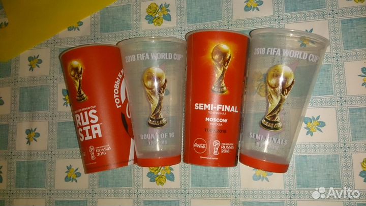Стакан с Чемпионата мира по Футболу 2018 в РФ