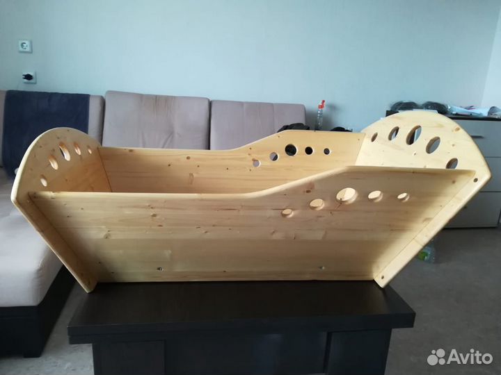 Люлька деревянная подвесная