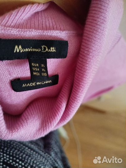 Водолазка шерсть, кашемир Massimo Dutti XL