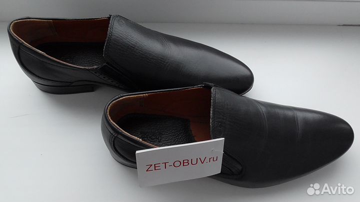Туфли мужские 40 размер кожаные italy desing новые