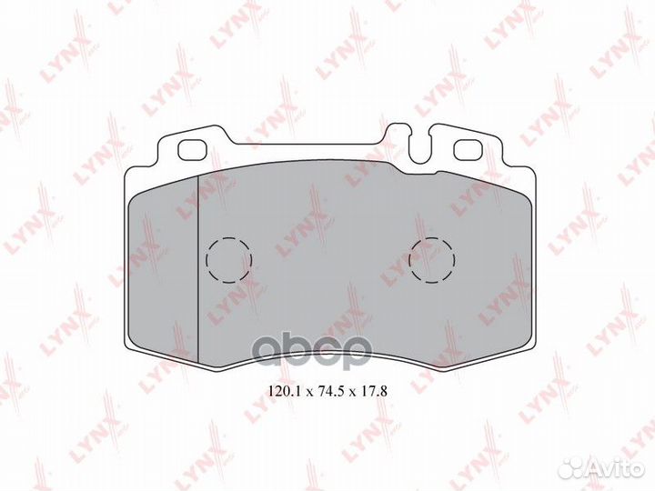 Колодки тормозные дисковые перед BD5324 LYN