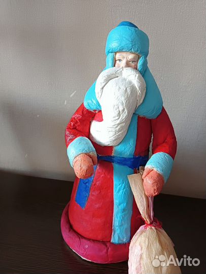 Дед мороз ватный СССР