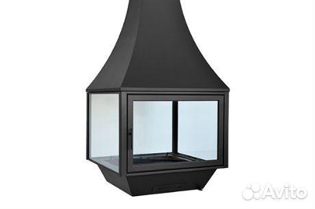 Loft-камин подвесной