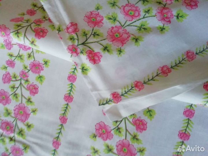 Отрез ткани хлопок СССР (поплин) 11,5м