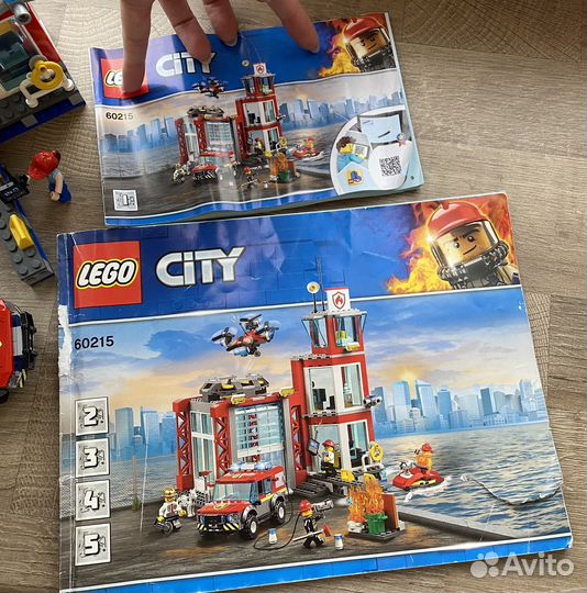 Lego City пожарная станция