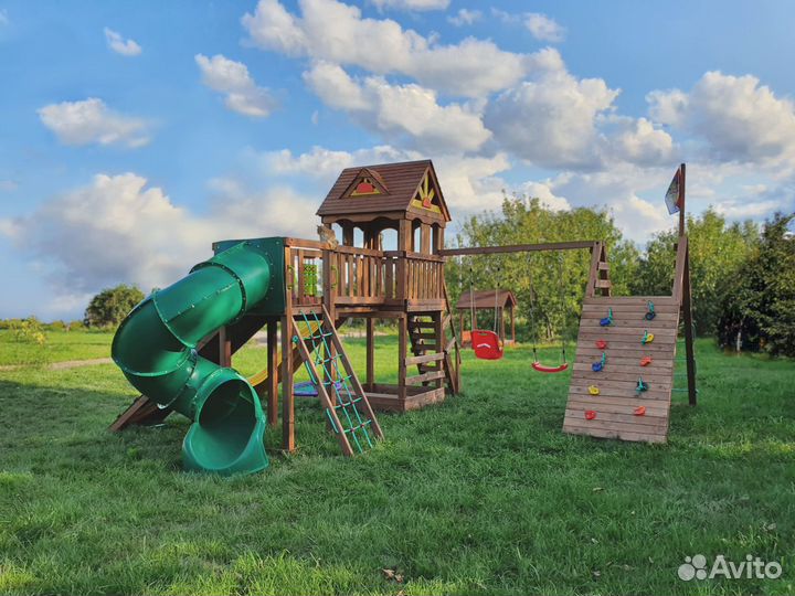 Детская деревянная площадка