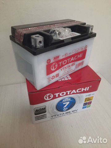 Аккумуляторная батарея totachi AGM 7 а/ч ytx7a-BS