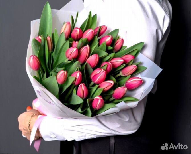 Тюльпаны букет из тюльпанов с доставкой