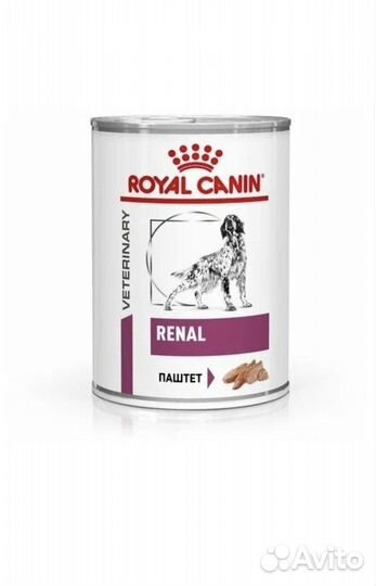 Влажный корм для собак Renal паштет
