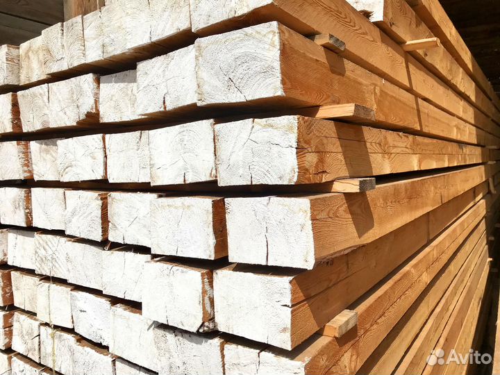 Натуральный брус строганный, разные сечения