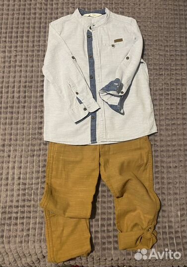 H&M рубашка/брюки для мальчика
