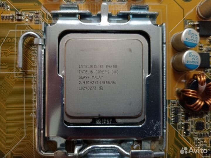 Комплект MB Asus P5KPL-C + C2D E4600, s775