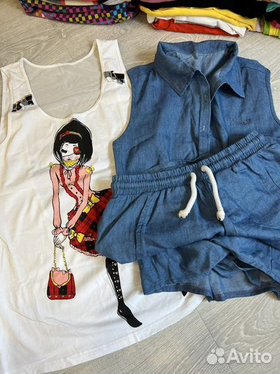 Вещи пакетом на девочку-подростка от 42р до 46р