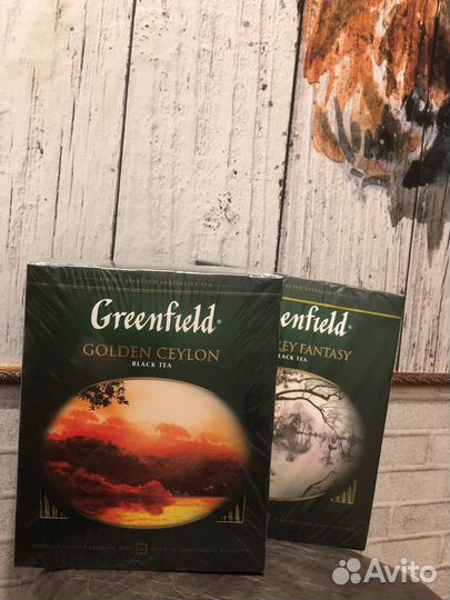 Чай Гринфилд Голден Цейлон Чёрный 100 пакетиков
