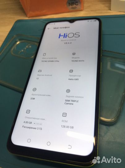 Tecno spark 9 pro 4/128
