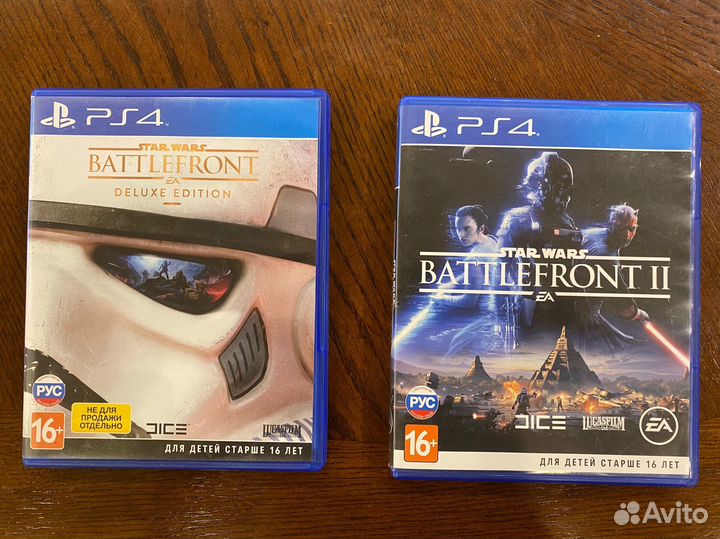 Игра для приставки Battlefront I и II для PS4