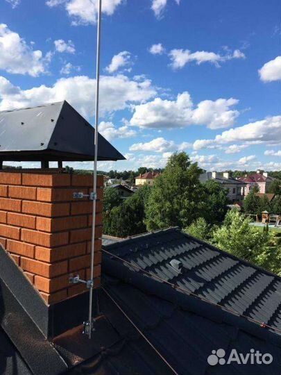 Монтаж молниезащиты и заземления