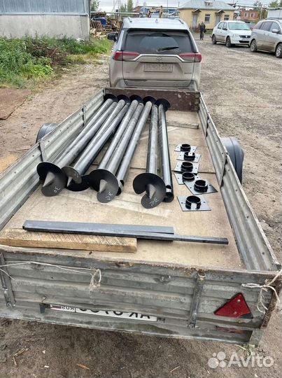 Свайно винтовой фундамент