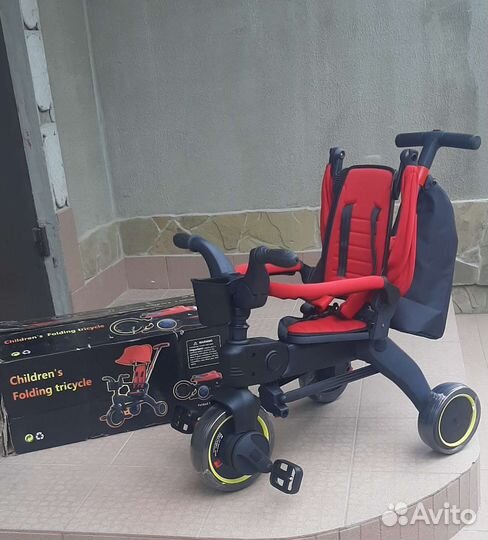 Велосипед трехколесный складной (read )