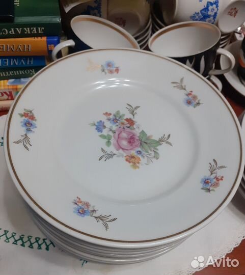 Тарелки столовые времен СССР-Дулево,Пролетарий