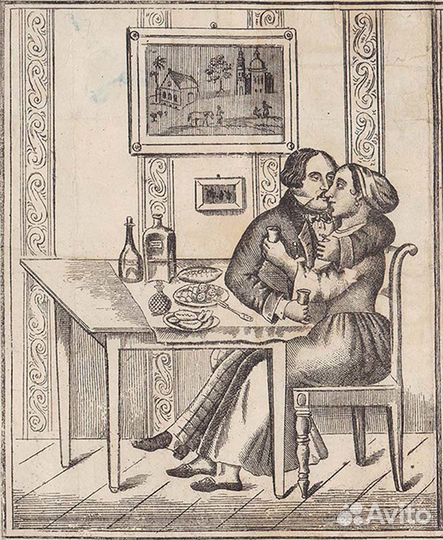 Лубок. Русский юмор в XIX веке. 1858 год