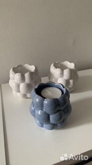 Подсвечники керамические новые