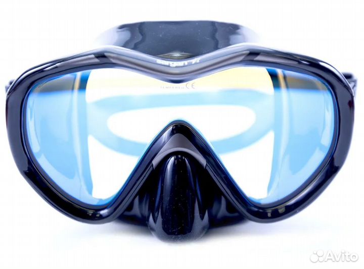 Набор для подводной охоты маска и трубка Десна Bk