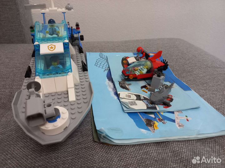 Lego citi игровой набор Катер полиции