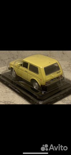 Модели Газ 24 из СССР, нива 2121 автолегенды 1:43