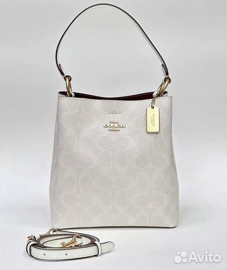 Сумка женская Coach белая